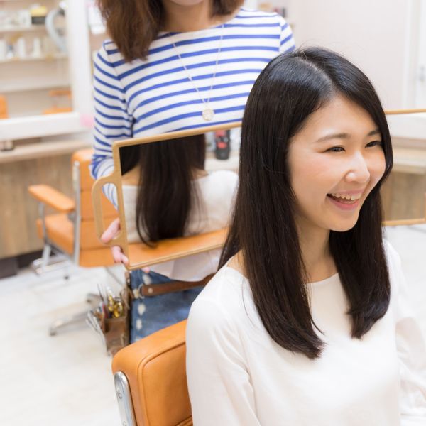 ストレートスタイルを作りたい方にも人気のお店です